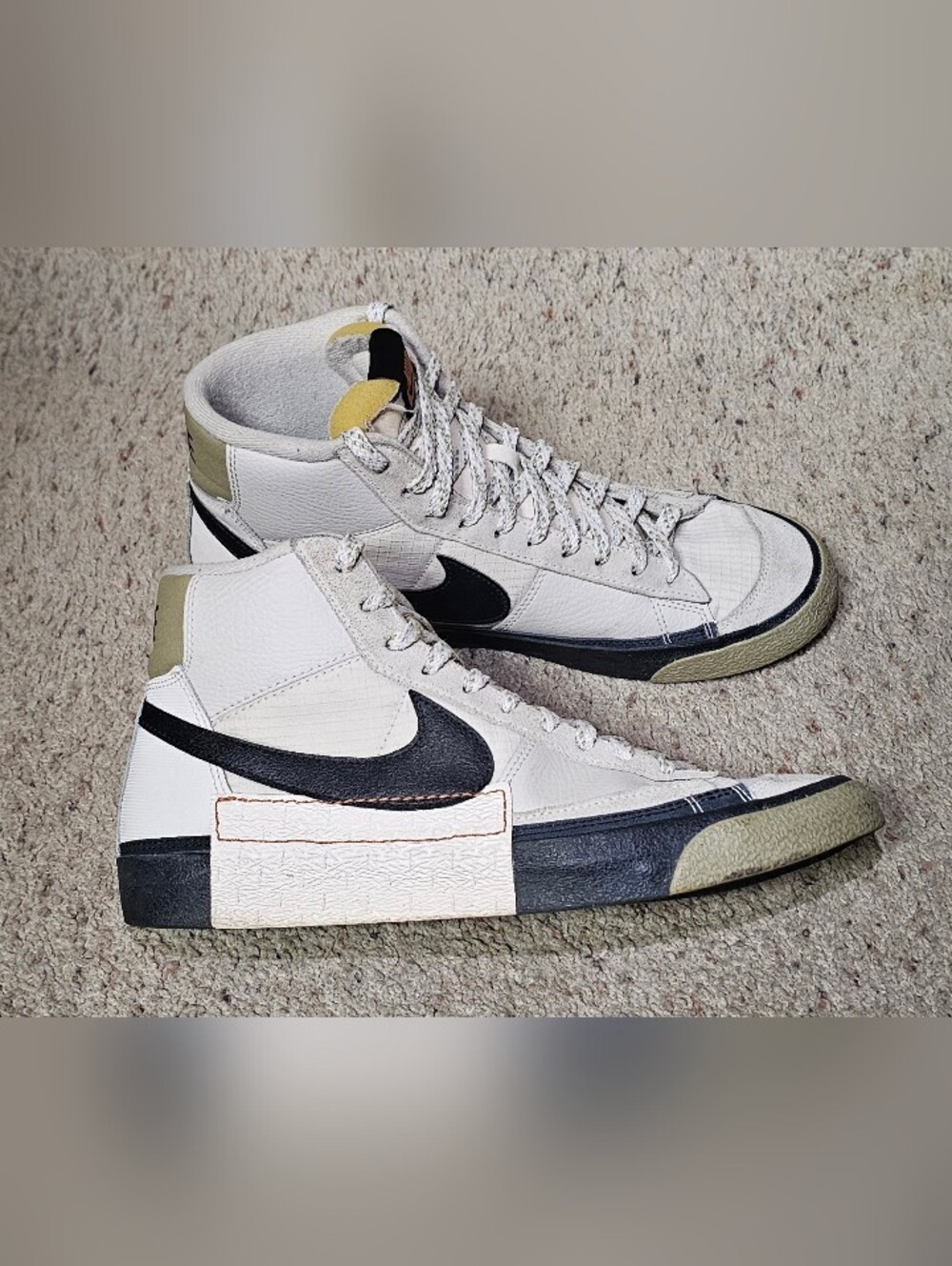 New Nike Blazer Mid Pro Club Shoes - Phantom (FB8891-002) Size 9.5